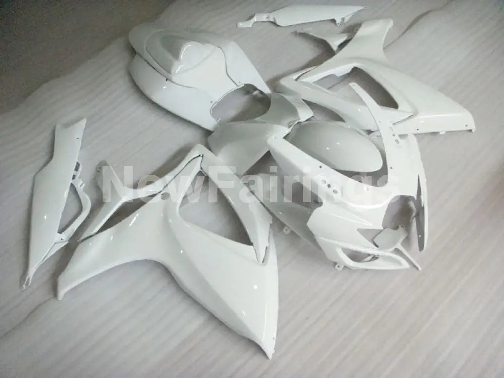 All White No decals - GSX-R600 06-07 Fairing Kit - Vehicles