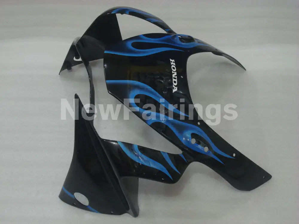 Black and Blue Flame - CBR 954 RR 02-03 Fairing Kit -