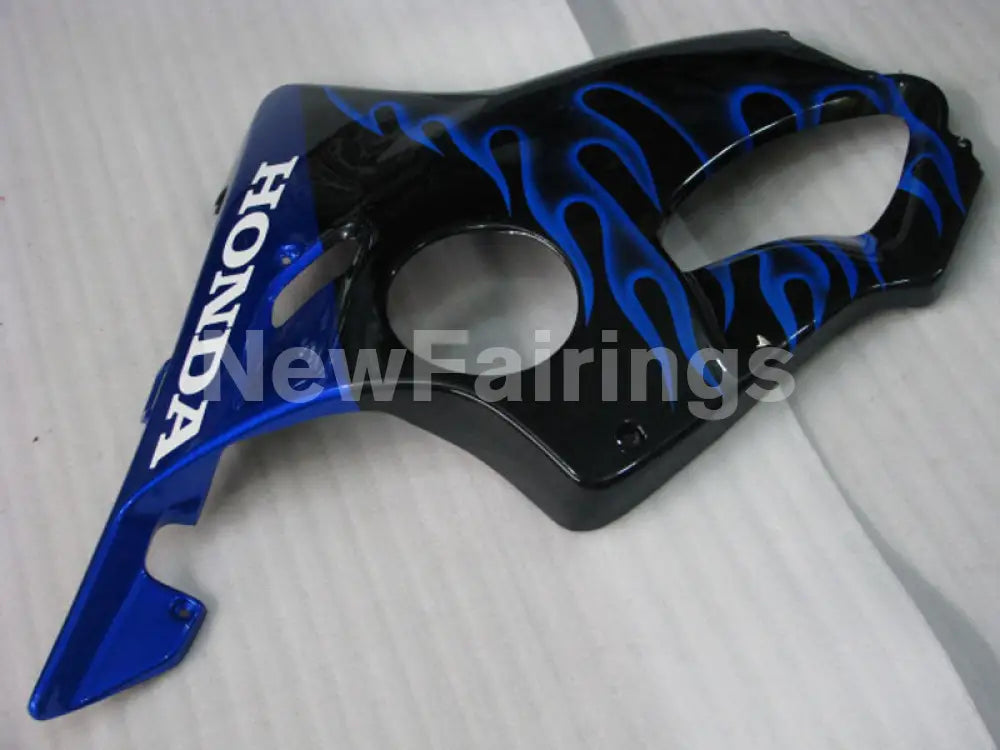 Black and Blue Flame - CBR600 F4 99-00 Fairing Kit -