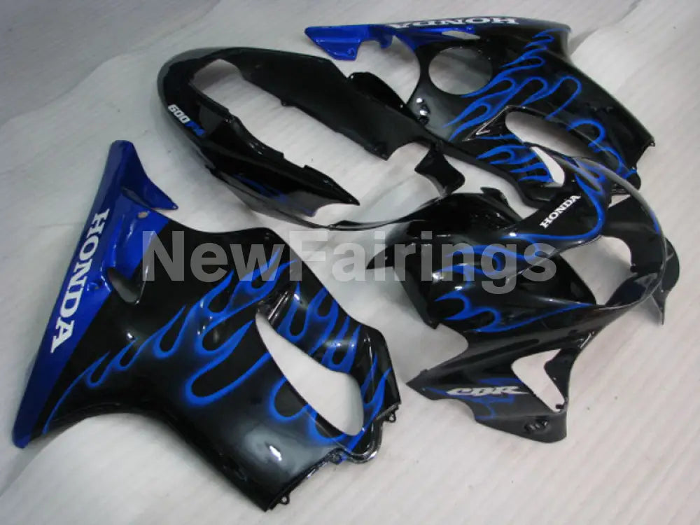 Black and Blue Flame - CBR600 F4 99-00 Fairing Kit -