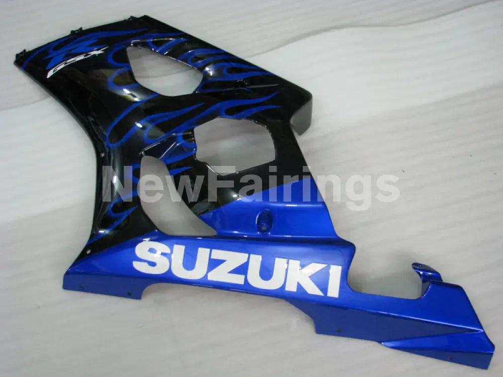 Black and Blue Flame - GSX - R1000 03 - 04 Fairing Kit