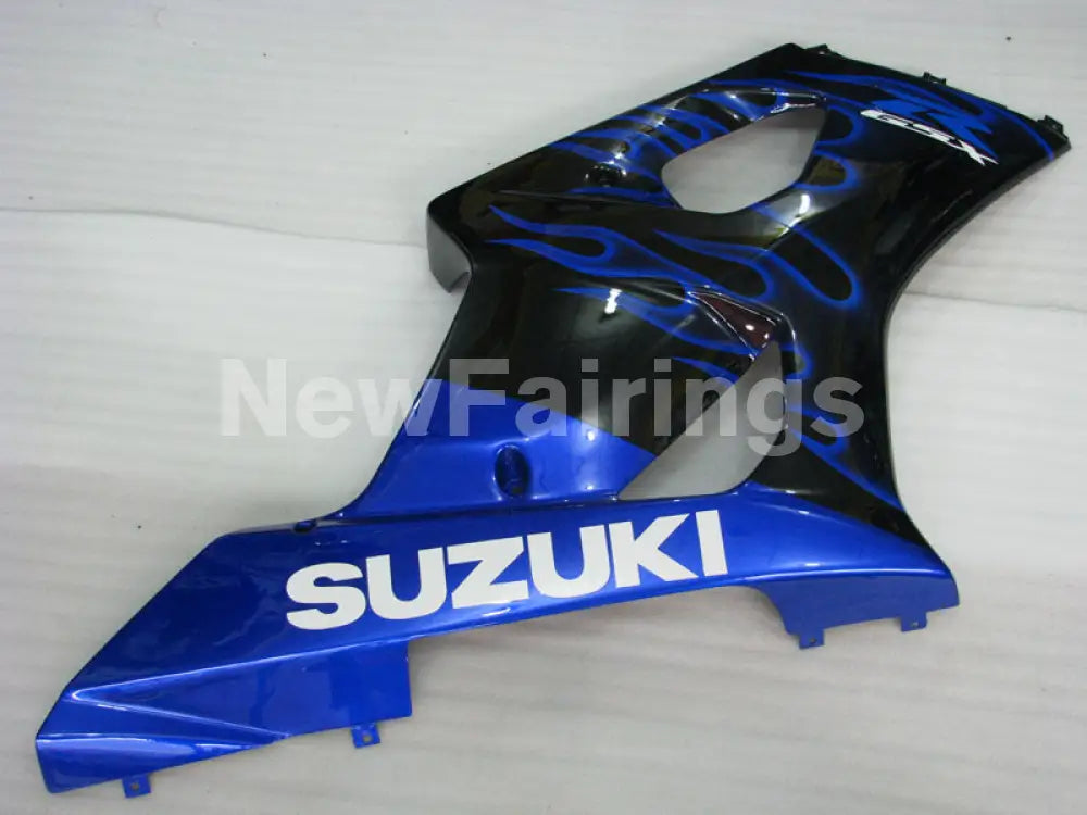 Black and Blue Flame - GSX - R1000 03 - 04 Fairing Kit