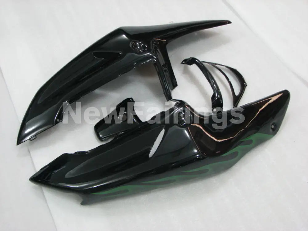 Black and Green Flame - CBR 919 RR 98-99 Fairing Kit -