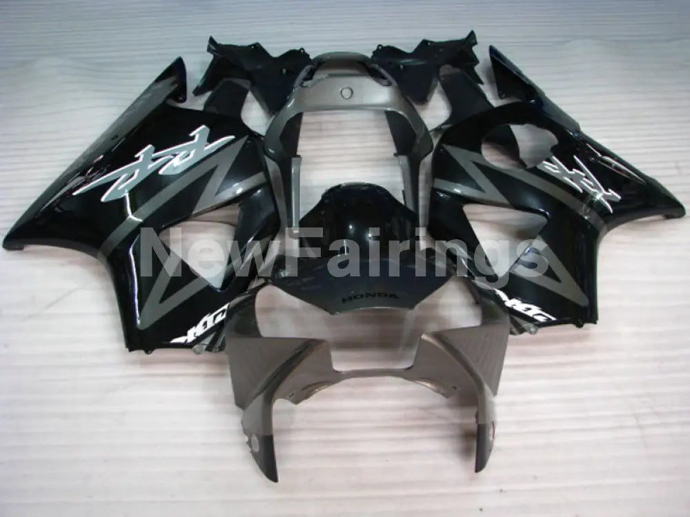 Black and Grey Factory Style - CBR 954 RR 02-03 Fairing Kit