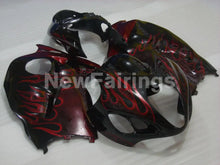 Load image into Gallery viewer, Black and Red Flame - GSX1300R Hayabusa 99-07 Fairing Kit