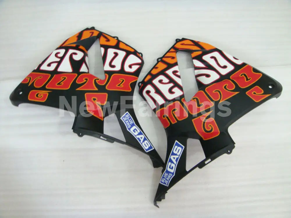 Black and Red Rossi - CBR600RR 03-04 Fairing Kit - Vehicles