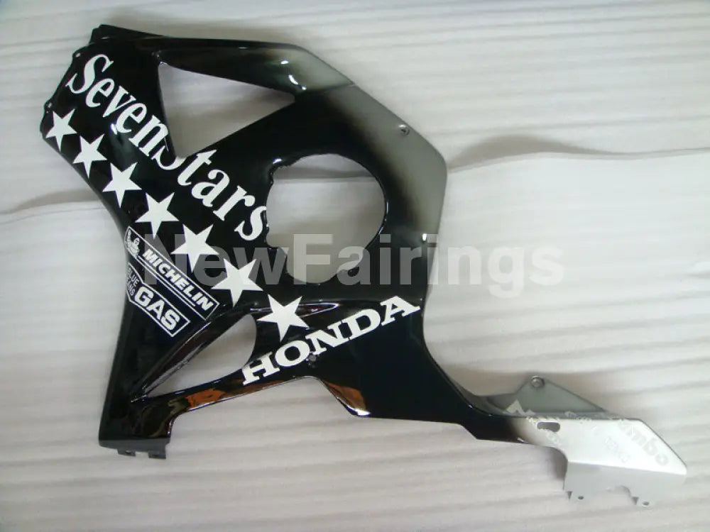 Black and Silver SevenStars - CBR 954 RR 02-03 Fairing Kit -