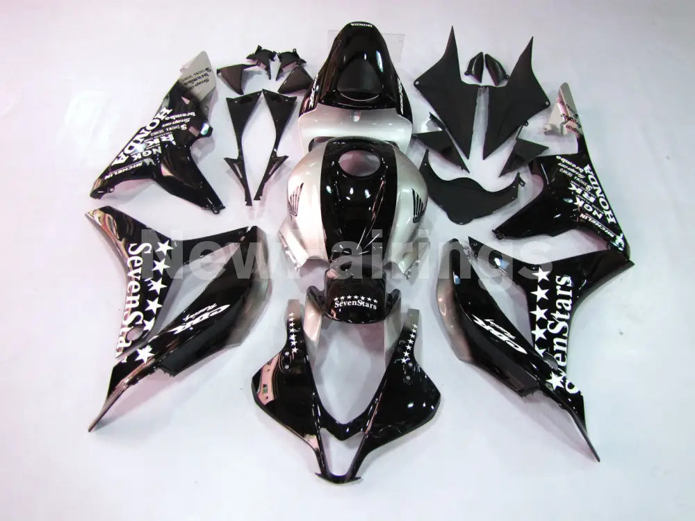 Black and Silver SevenStars- CBR600RR 07-08 Fairing Kit -
