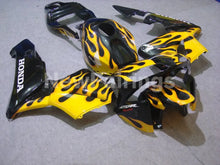 Load image into Gallery viewer, Black and Yellow Flame - CBR600RR 03-04 Fairing Kit -
