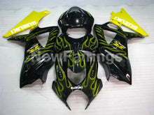 Load image into Gallery viewer, Black and Yellow Flame - GSX - R1000 07 - 08 Fairing Kit