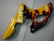 Load image into Gallery viewer, Black and Yellow Flame - YZF-R1 98-99 Fairing Kit