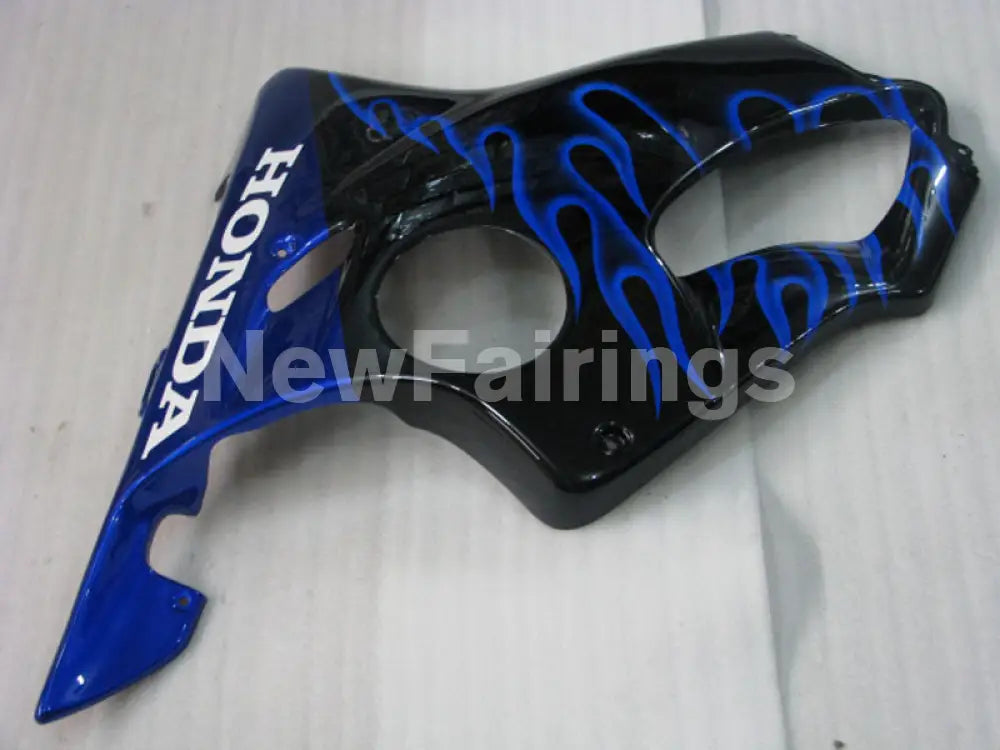 Black and Blue Flame - CBR600 F4i 01-03 Fairing Kit -