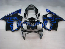 Load image into Gallery viewer, Black and Blue Flame - CBR600 F4i 01-03 Fairing Kit -