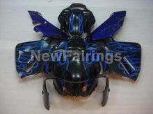 Load image into Gallery viewer, Black and Blue Flame - CBR600RR 03-04 Fairing Kit - Vehicles