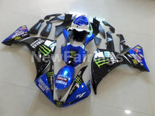 Load image into Gallery viewer, Black Blue Monster - YZF-R1 09-11 Fairing Kit - Vehicles &amp;