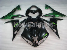 Load image into Gallery viewer, Black and Green Flame - YZF-R1 04-06 Fairing Kit - Vehicles