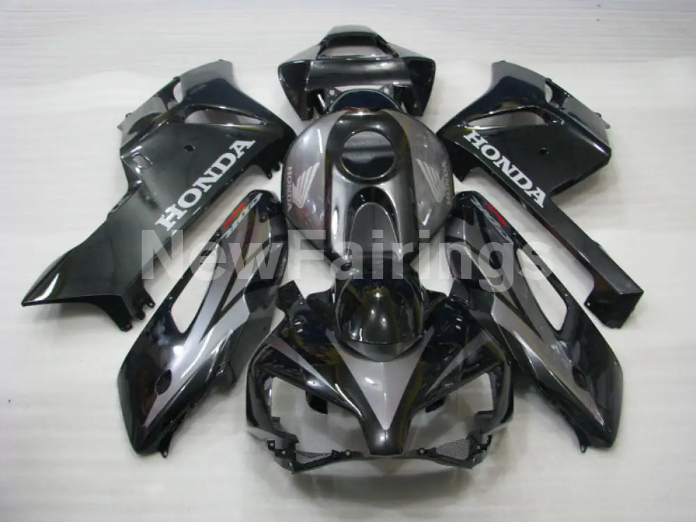 Black and Grey Factory Style - CBR1000RR 04-05 Fairing Kit -