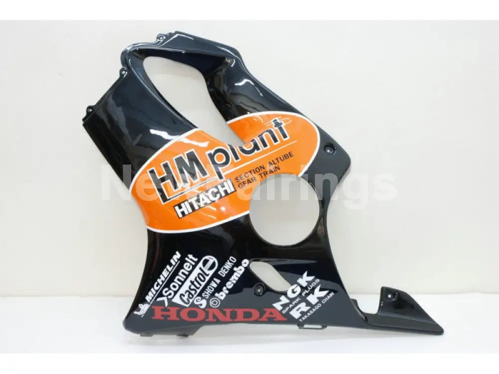 Black and Orange HM plant - CBR600 F4i 04-06 Fairing Kit -