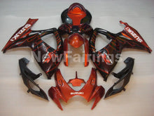 Load image into Gallery viewer, Black and Red Flame - GSX-R600 06-07 Fairing Kit - Vehicles