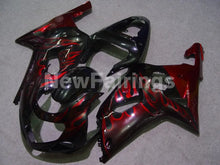 Load image into Gallery viewer, Black Red Flame - GSX-R750 00-03 Fairing Kit Vehicles &amp;