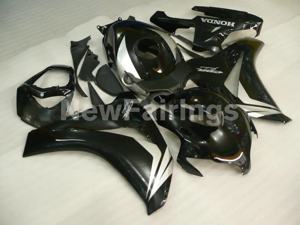 Black and Silver Factory Style - CBR1000RR 08-11 Fairing Kit