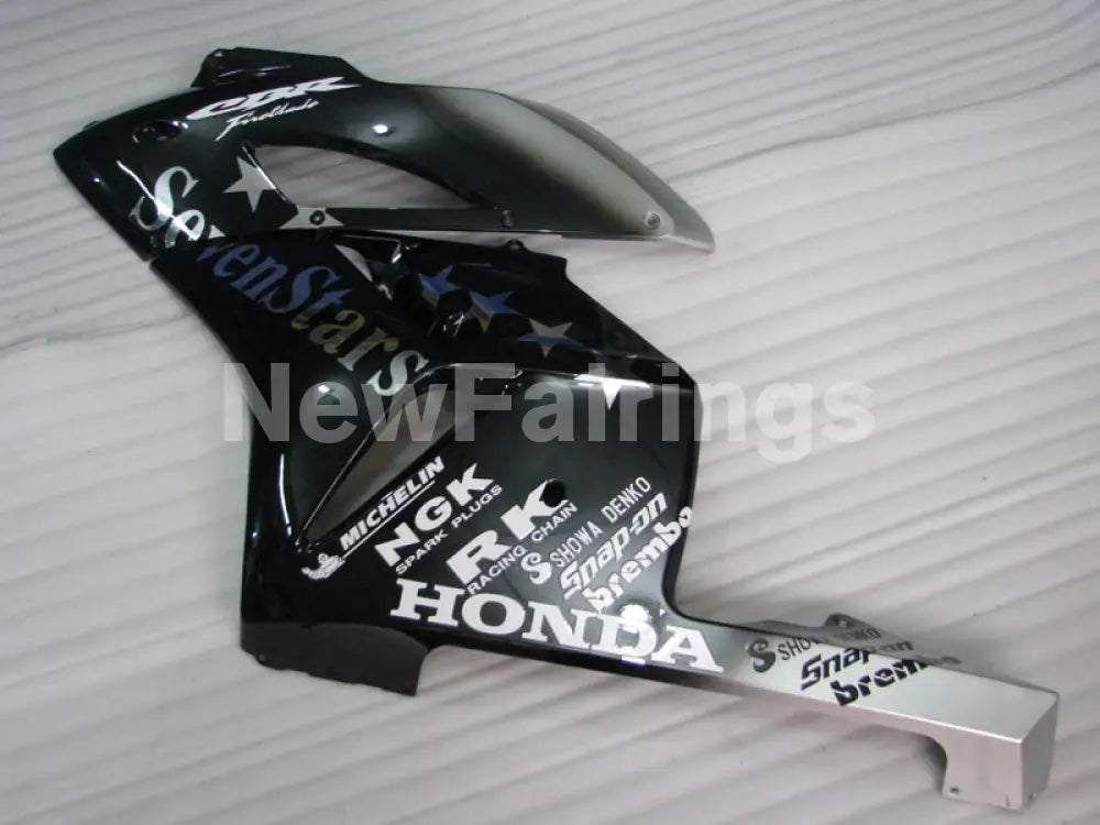 Black and Silver SevenStars - CBR1000RR 04-05 Fairing Kit -