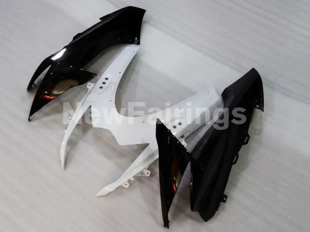 Black White Factory Style - GSX-R600 11-24 Fairing Kit