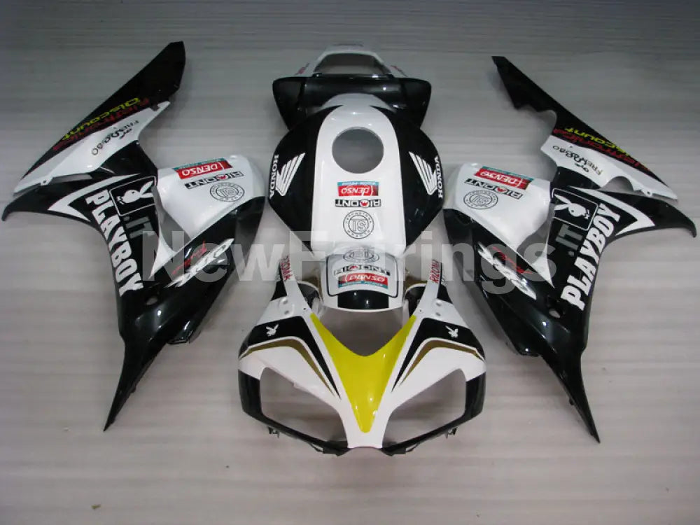 Black and White Playboy - CBR1000RR 06-07 Fairing Kit -