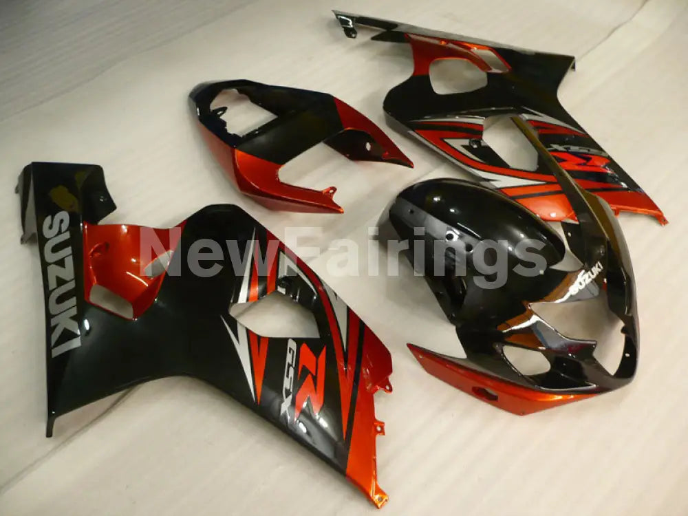 Black and Wine Red Factory Style - GSX-R750 04-05 Fairing