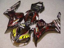 Load image into Gallery viewer, Black Yellow and Red Flame - CBR1000RR 06-07 Fairing Kit -