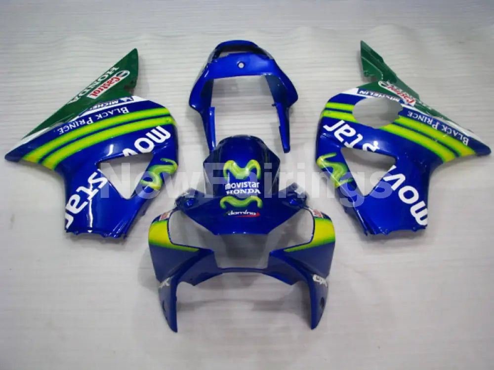 Blue and Green Movistar - CBR 954 RR 02-03 Fairing Kit -