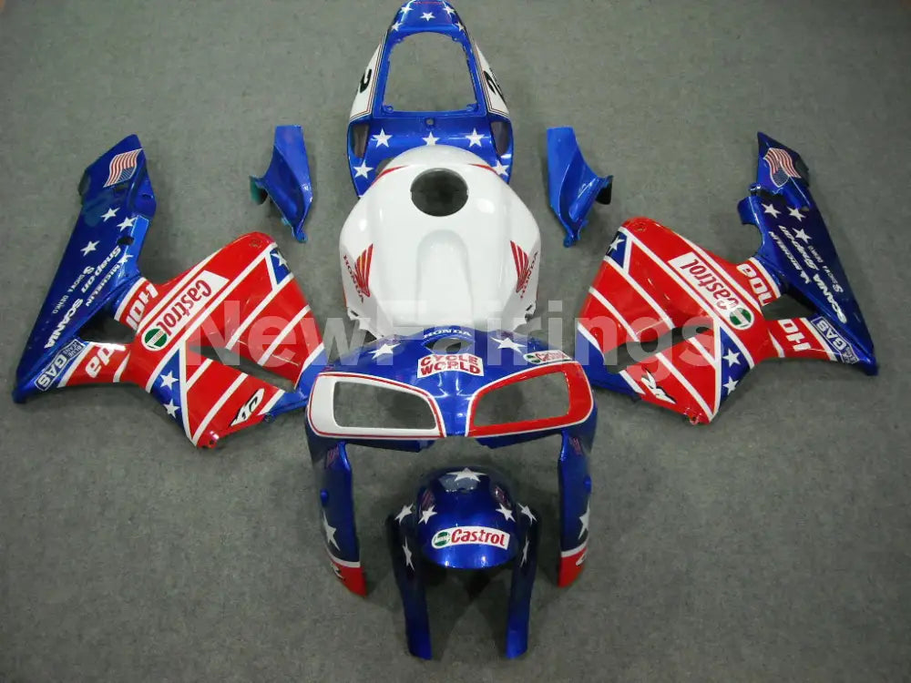 Blue and Red Castrol - CBR600RR 05-06 Fairing Kit - Vehicles