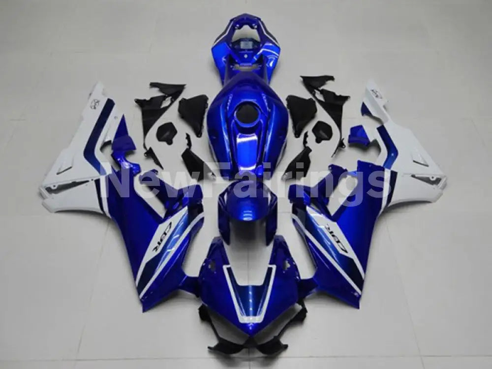 Blue and White Factory Style - CBR1000RR 17-23 Fairing Kit -