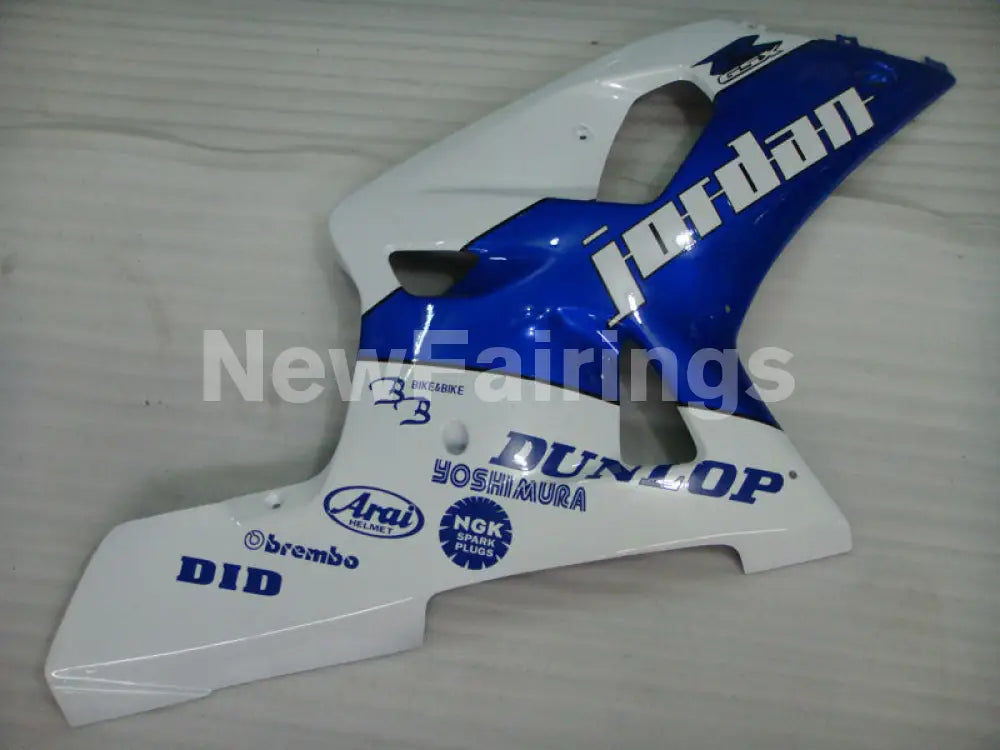 Blue and White Jordan - GSX-R750 00-03 Fairing Kit Vehicles