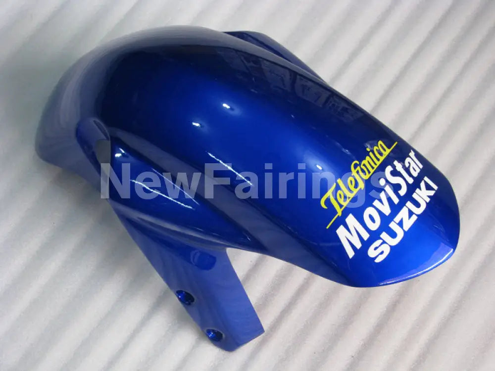 Blue and Yellow Movistar - GSX-R600 04-05 Fairing Kit -