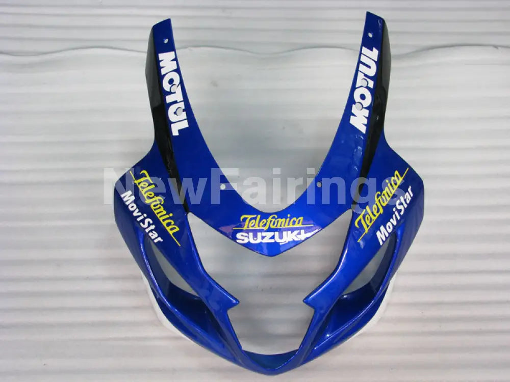 Blue and Yellow Movistar - GSX-R600 04-05 Fairing Kit -