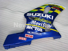 Load image into Gallery viewer, Blue and Yellow Movistar - GSX-R750 00-03 Fairing Kit