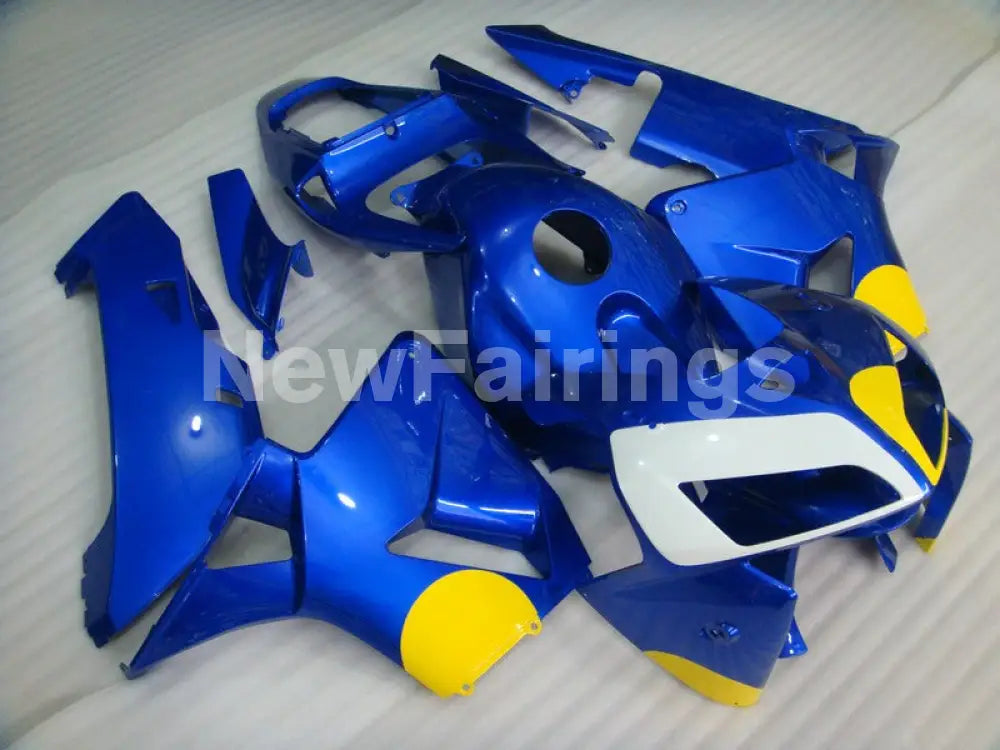 Blue and Yellow No decals - CBR600RR 05-06 Fairing Kit -