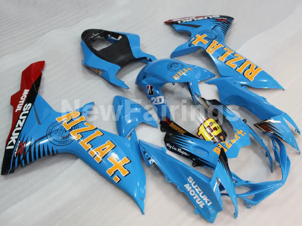 Blue and Black Red Rizla - GSX-R600 11-24 Fairing Kit