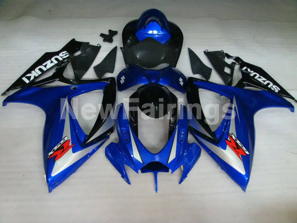 Blue and Silver Black Factory Style - GSX-R600 06-07