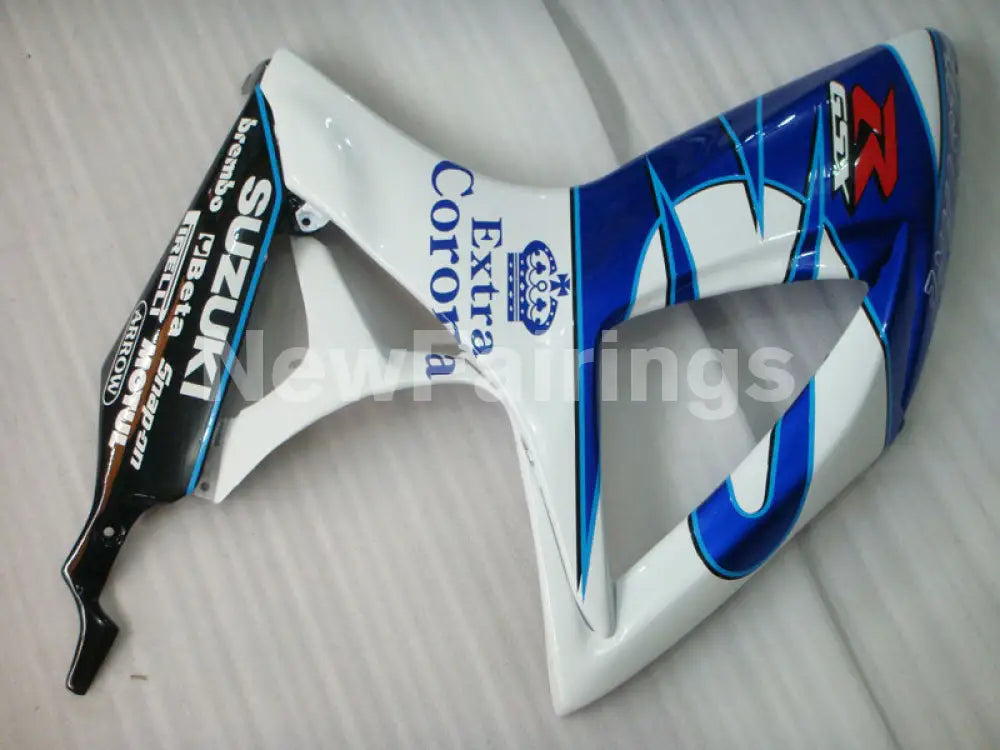 Blue White and Black Corona - GSX-R600 06-07 Fairing Kit -