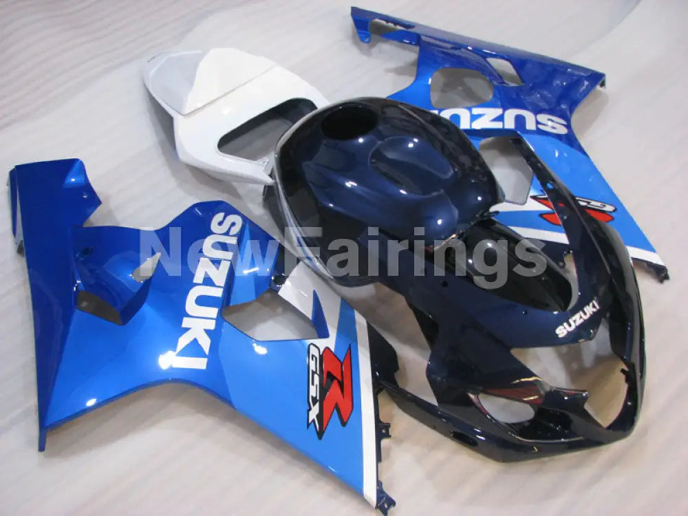 Blue White Black Factory Style - GSX-R600 04-05 Fairing Kit