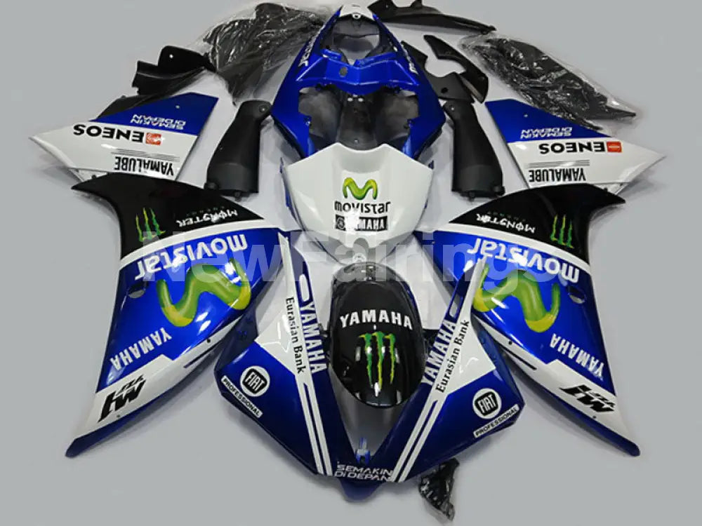 Blue White Black Movistar - YZF-R1 12-14 Fairing Kit