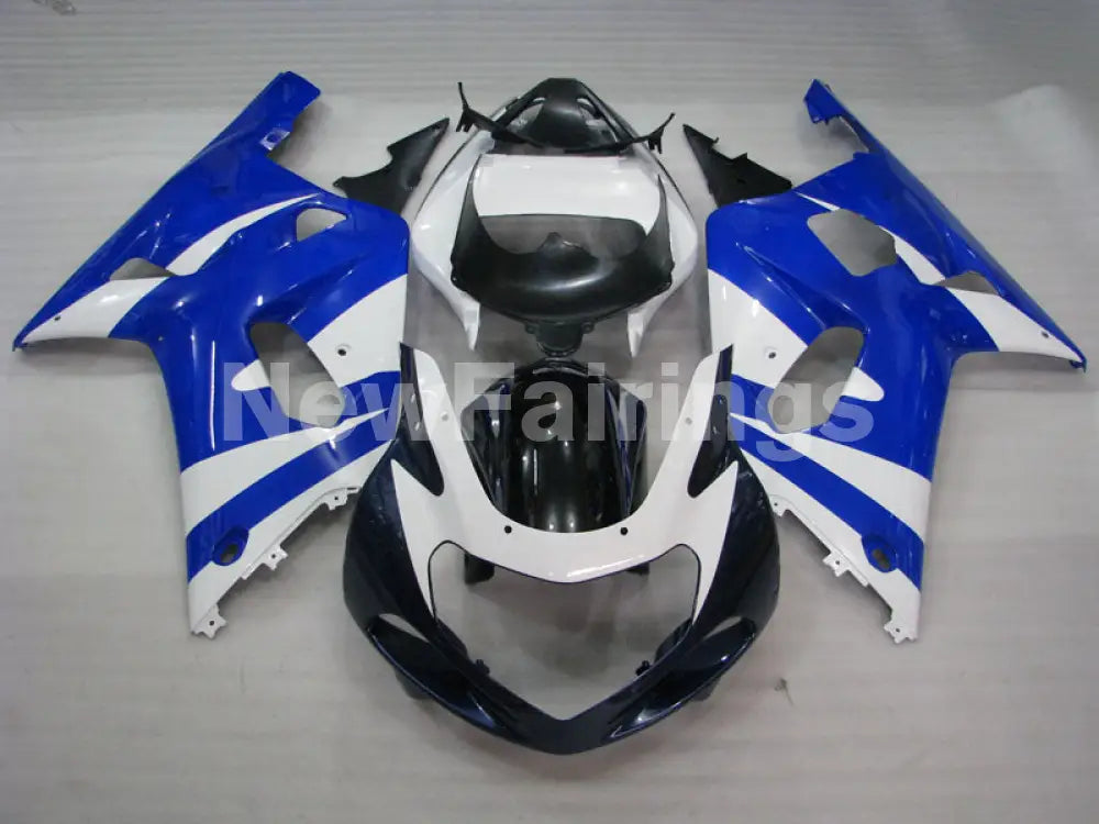 Blue and White No decals - GSX-R750 00-03 Fairing Kit