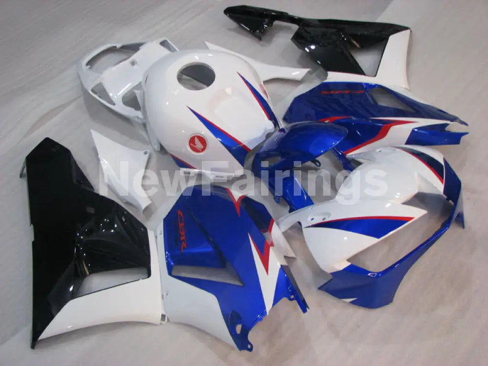 Blue and White Factory Style - CBR600RR 13-23 Fairing Kit -