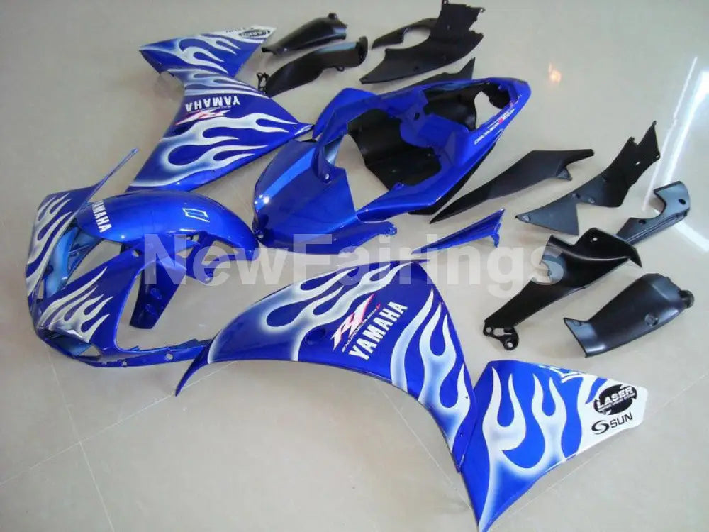 Blue White Flame - YZF-R1 09-11 Fairing Kit - Vehicles &