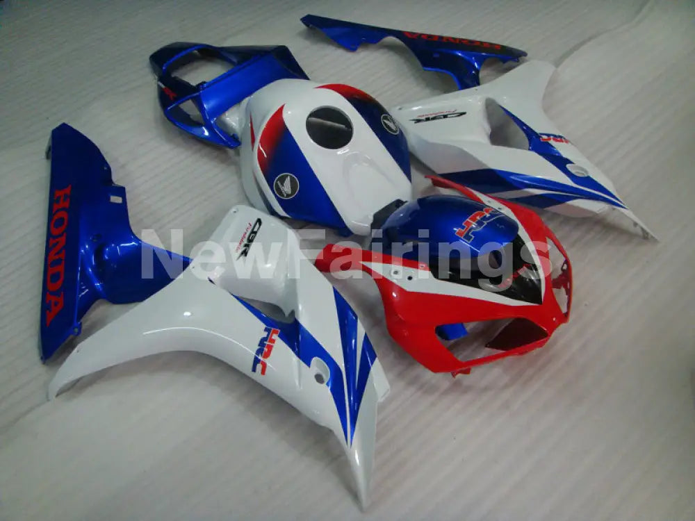 Blue and White Red Factory Style - CBR1000RR 06-07 Fairing