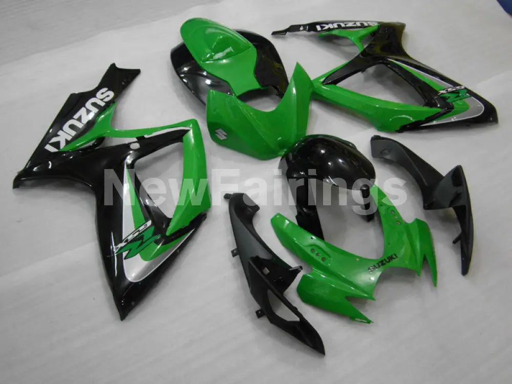 Green Black Factory Style - GSX-R600 06-07 Fairing Kit