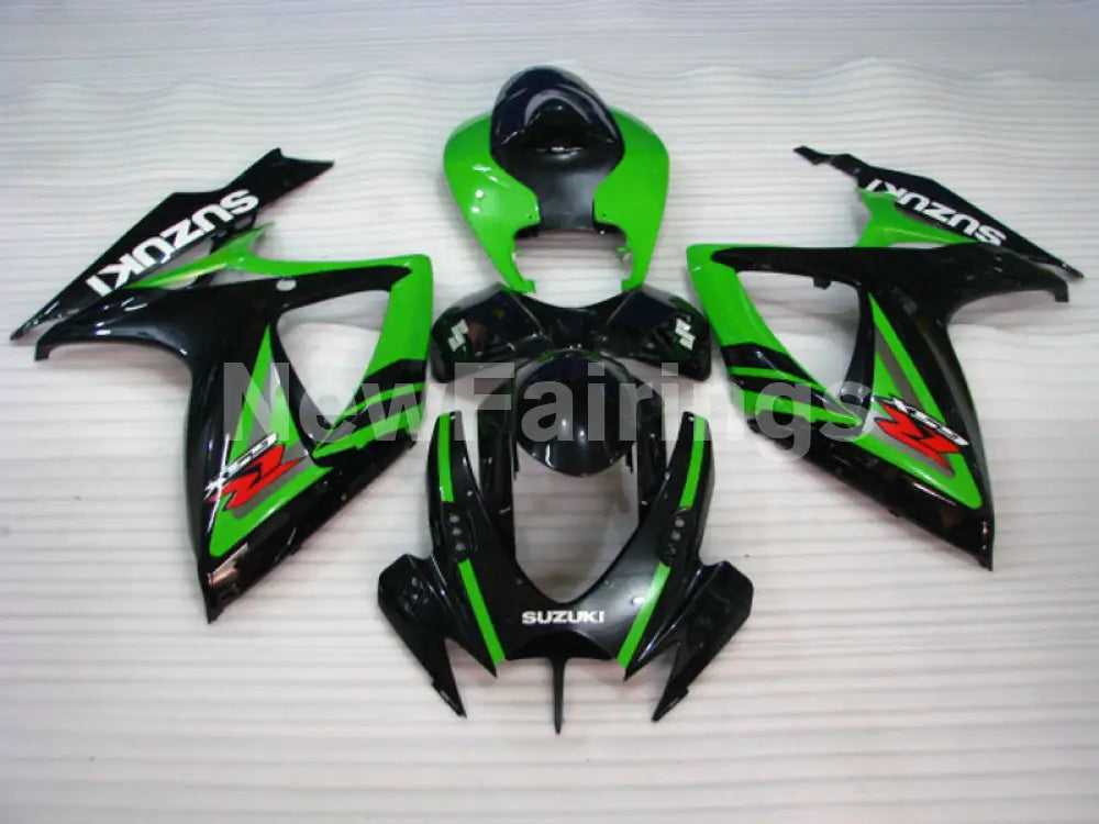 Green and Black Factory Style - GSX-R600 06-07 Fairing Kit