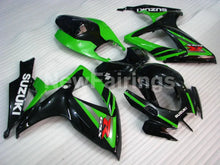 Load image into Gallery viewer, Green and Black Factory Style - GSX-R600 06-07 Fairing Kit